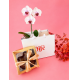 Orquidea com Coração Trufado brigadeiro gourmet com ninho