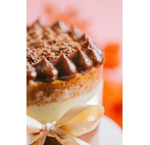 Bolo Gelado 4 Leites com Brigadeiro gourmet