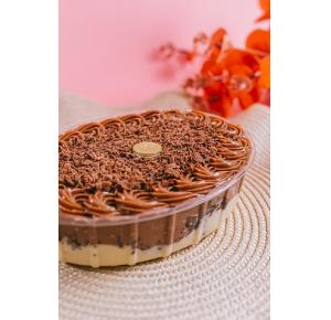 Torta na travessa Mousse de chocolate com Ninho