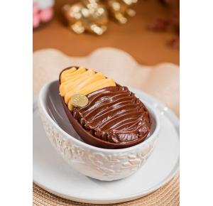 Ovo de colher Dois amores ( Brigadeiro gourmet e Ninho)